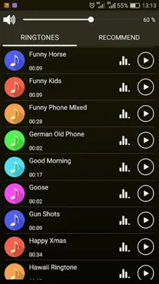 Clear Sounds and Ringtones android App screenshot 5